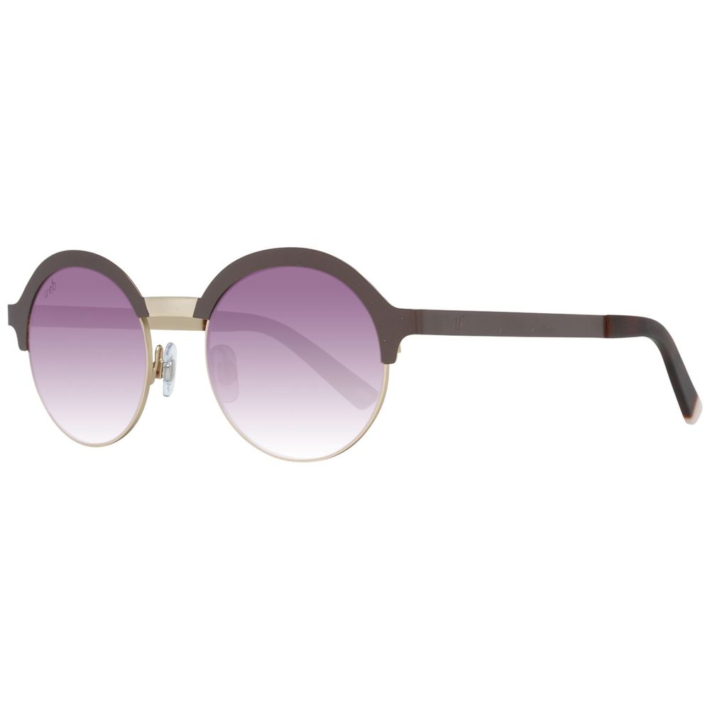 WEB EYEWEAR Gold Metal Sunglasses – Women’s Purple Frames