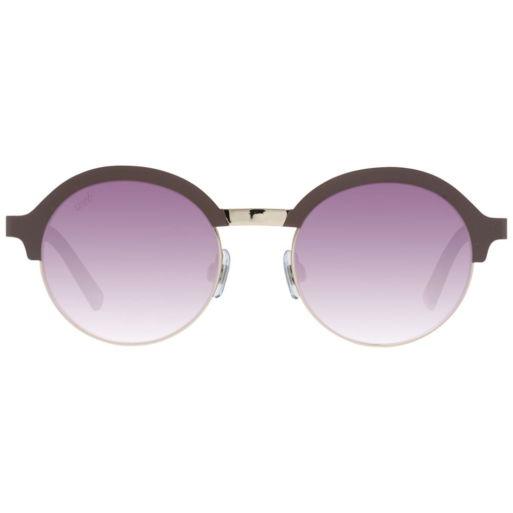 WEB EYEWEAR Gold Metal Sunglasses – Women’s Purple Frames