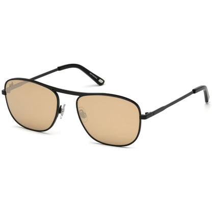 WEB EYEWEAR Black Metal Sunglasses – Stylish Protection for Men