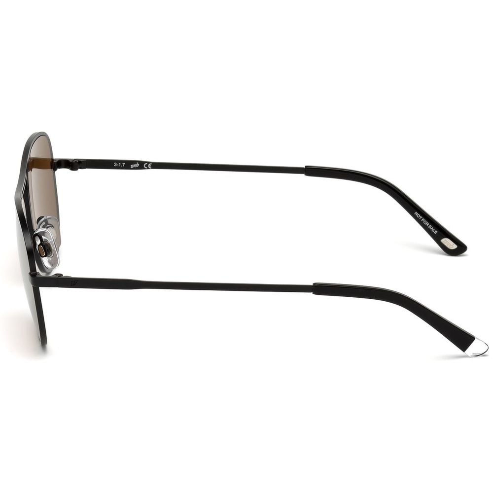 WEB EYEWEAR Black Metal Sunglasses – Stylish Protection for Men