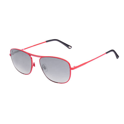 WEB EYEWEAR Multicolor Metal Sunglasses – Red Frame, Grey Lenses