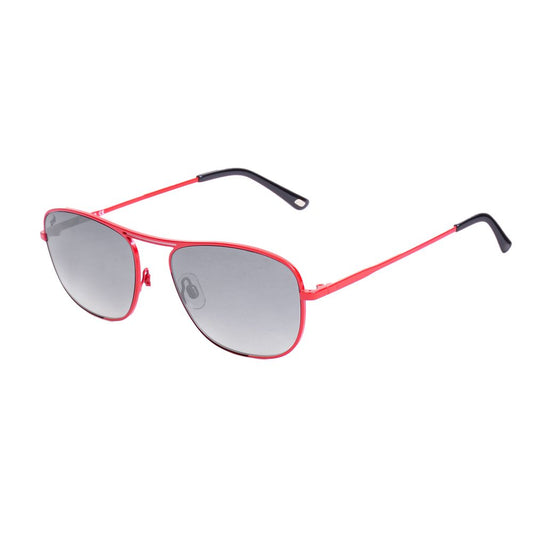 WEB EYEWEAR Multicolor Metal Sunglasses – Red Frame, Grey Lenses
