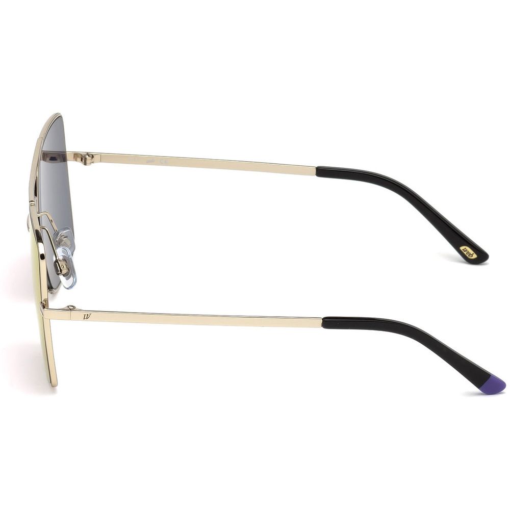 WEB EYEWEAR Women’s Sunglasses – Silver Metal Frame, Lilac Lenses