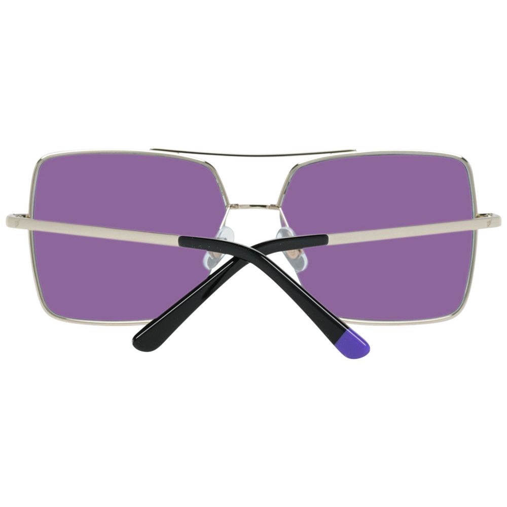 WEB EYEWEAR Women’s Sunglasses – Silver Metal Frame, Lilac Lenses