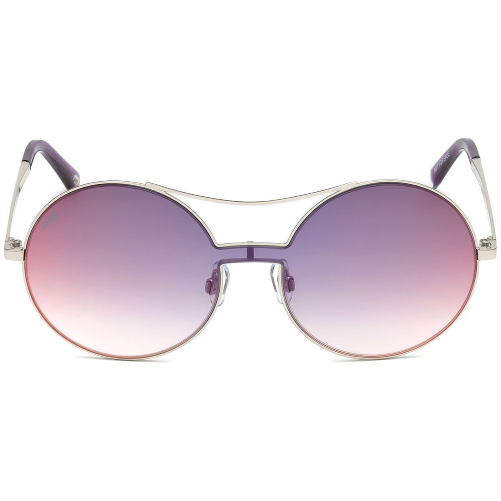 WEB EYEWEAR Women’s Silver Metal Sunglasses – Stylish UV Protection