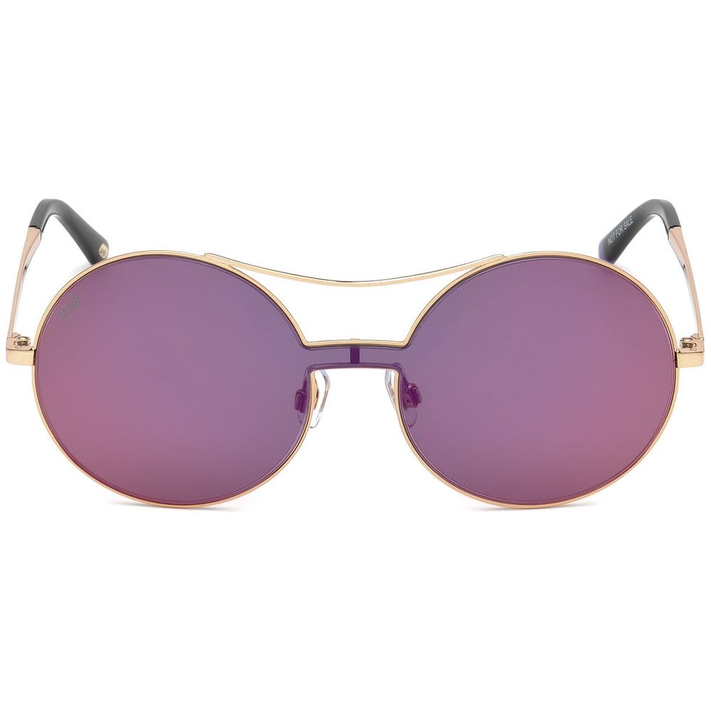 WEB EYEWEAR Women’s Sunglasses – Pink Metal Frame, Full UV Protection