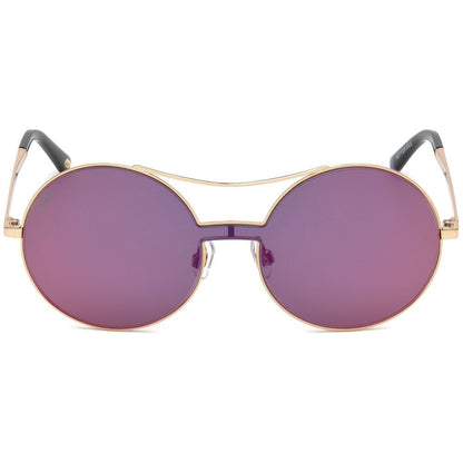 WEB EYEWEAR Women’s Sunglasses – Pink Metal Frame, Full UV Protection