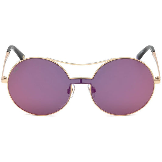 WEB EYEWEAR Women’s Sunglasses – Pink Metal Frame, Full UV Protection