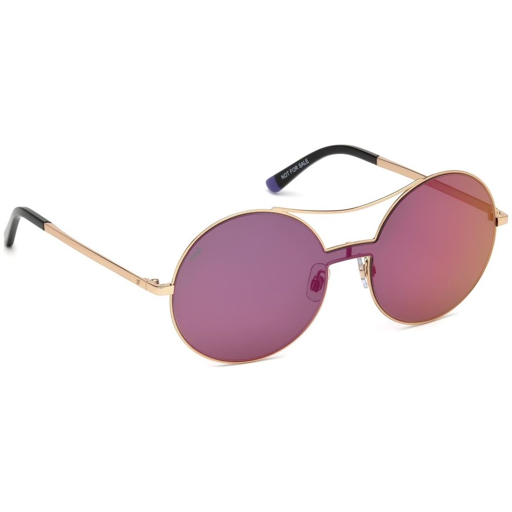 WEB EYEWEAR Women’s Sunglasses – Pink Metal Frame, Full UV Protection