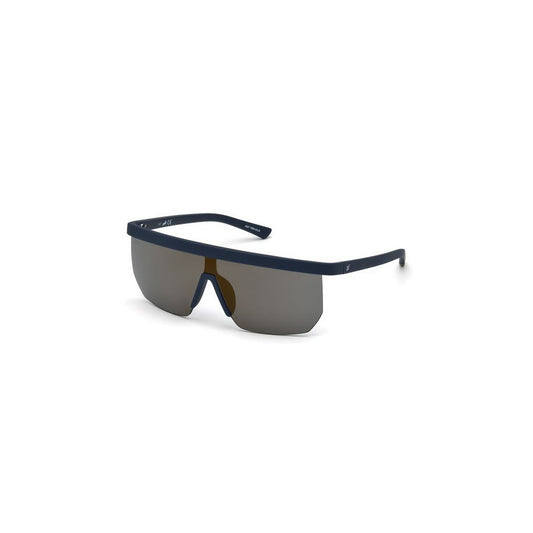 WEB EYEWEAR Men's Blue Acetate Sunglasses – Stylish and Protective