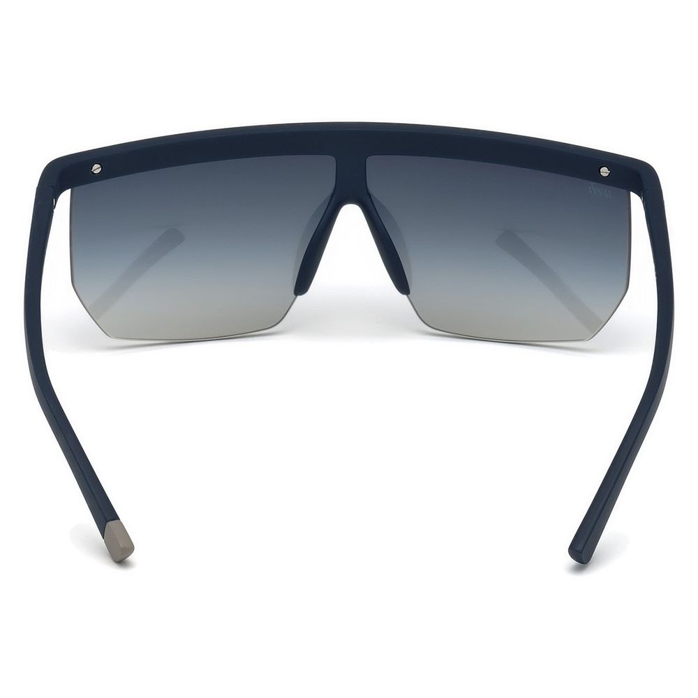 WEB EYEWEAR Men's Sunglasses – Blue Acetate Frame, Clear Lenses