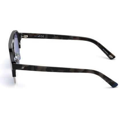 WEB EYEWEAR Black Acetate Sunglasses – Stylish Full-Rim Design