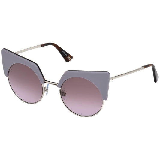 WEB EYEWEAR Women’s Sunglasses – Lilac Acetate Frame, 49mm Lenses