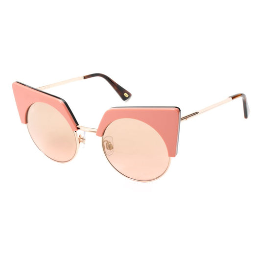 WEB EYEWEAR Women’s Sunglasses – Rose Acetate Frame, 49mm Lenses