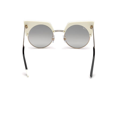 WEB EYEWEAR Women’s Sunglasses – Black Metal Frame, Grey Lenses