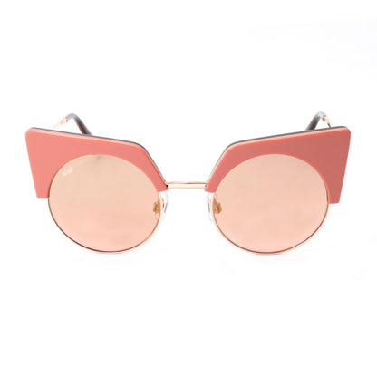 WEB EYEWEAR Women’s Sunglasses – Rose Acetate Frame, 49mm Lenses