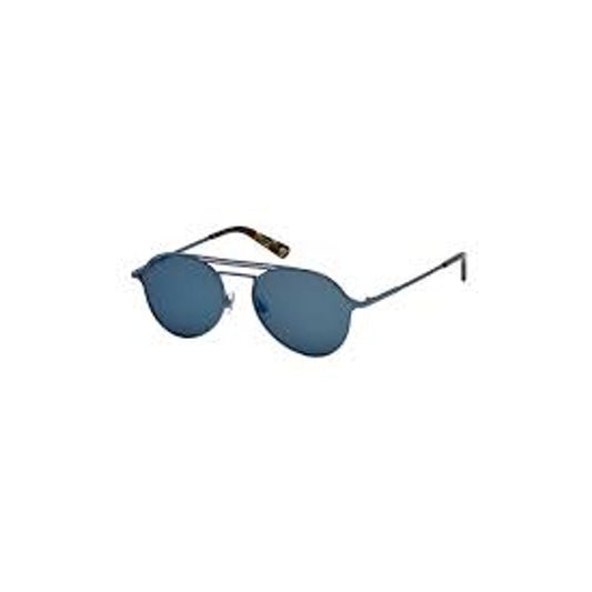 WEB EYEWEAR Men's Sunglasses – Blue Metal Frame, Dark Lenses