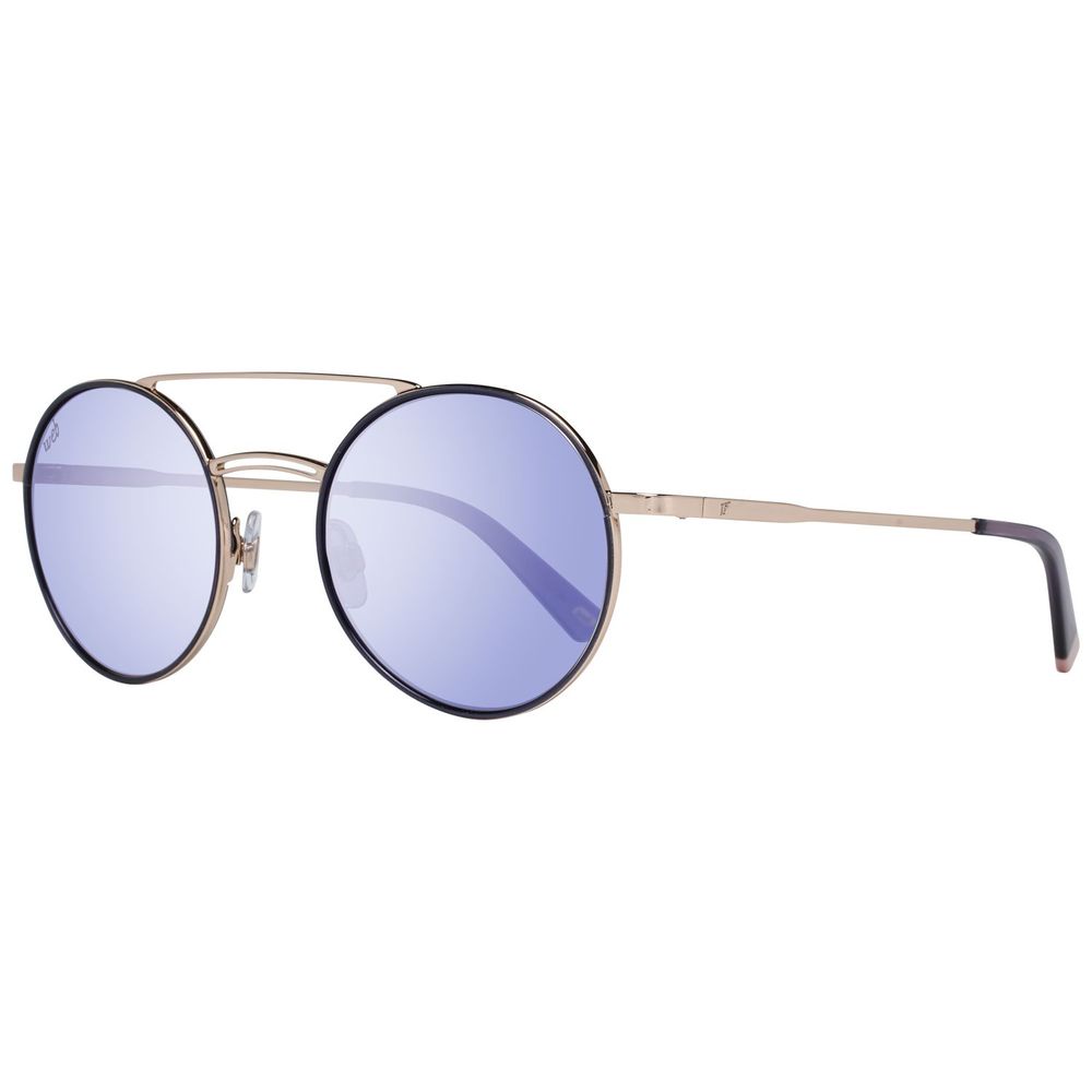 WEB EYEWEAR Women’s Sunglasses – Gold Metal Frame, Lila Lenses