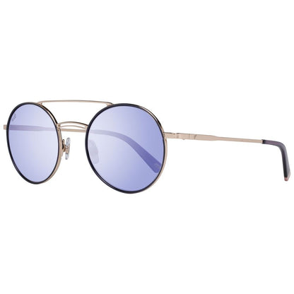 WEB EYEWEAR Women’s Sunglasses – Gold Metal Frame, Lila Lenses