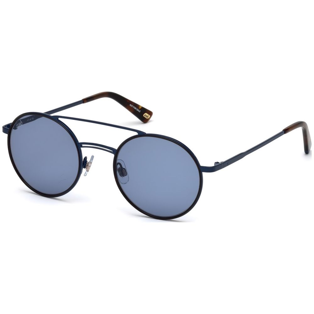 WEB EYEWEAR Blue Metal Sunglasses – Stylish Protection for Men