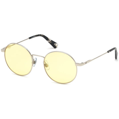 WEB EYEWEAR Women’s Silver Metal Sunglasses – Stylish 49mm Lenses