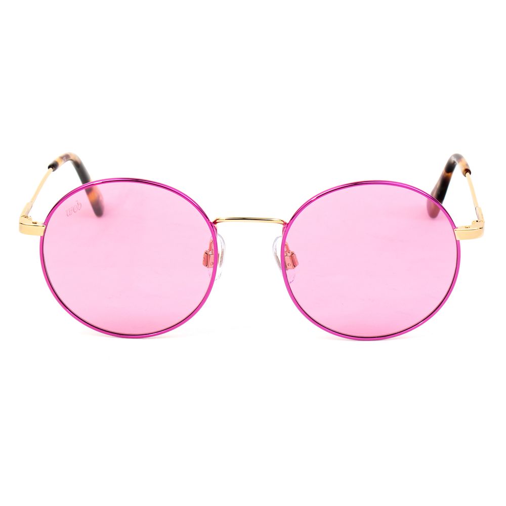 WEB EYEWEAR Women’s Sunglasses – Pink Metal Frame, Rose Lenses