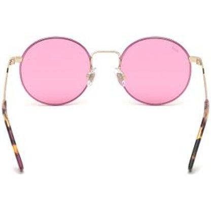 WEB EYEWEAR Women’s Sunglasses – Pink Metal Frame, Rose Lenses