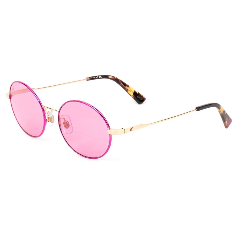 WEB EYEWEAR Women’s Gold Metal Sunglasses – 51mm Lens