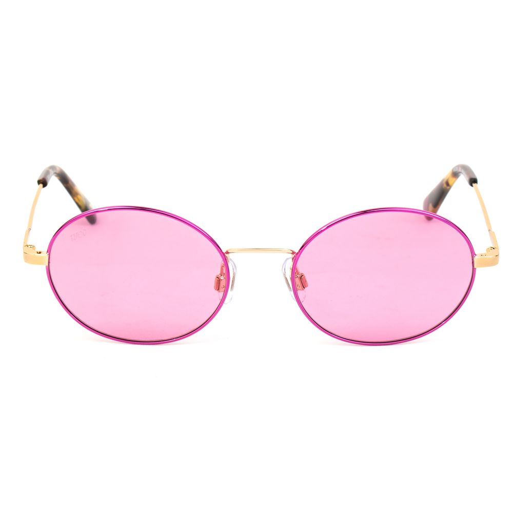 WEB EYEWEAR Women’s Gold Metal Sunglasses – 51mm Lens