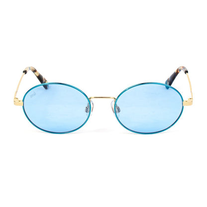 WEB EYEWEAR Women’s Gold Metal Sunglasses – Stylish 51mm Lenses