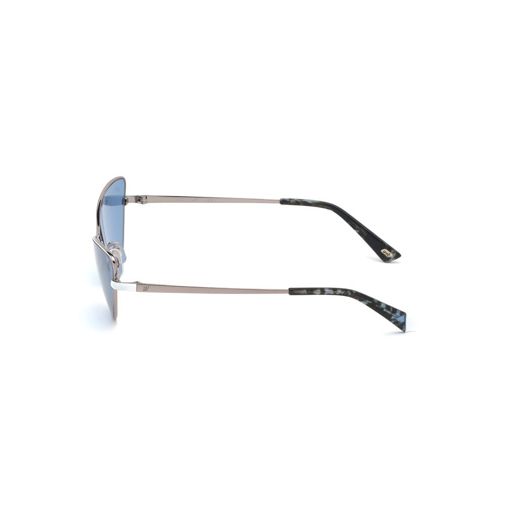 WEB EYEWEAR Women’s Sunglasses – Gold Metal Frame, Blue Lenses