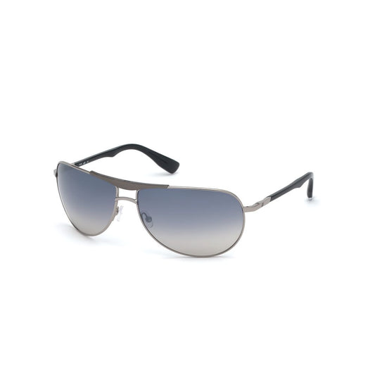 WEB EYEWEAR Men's Gray Metal Sunglasses – Stylish UV Protection