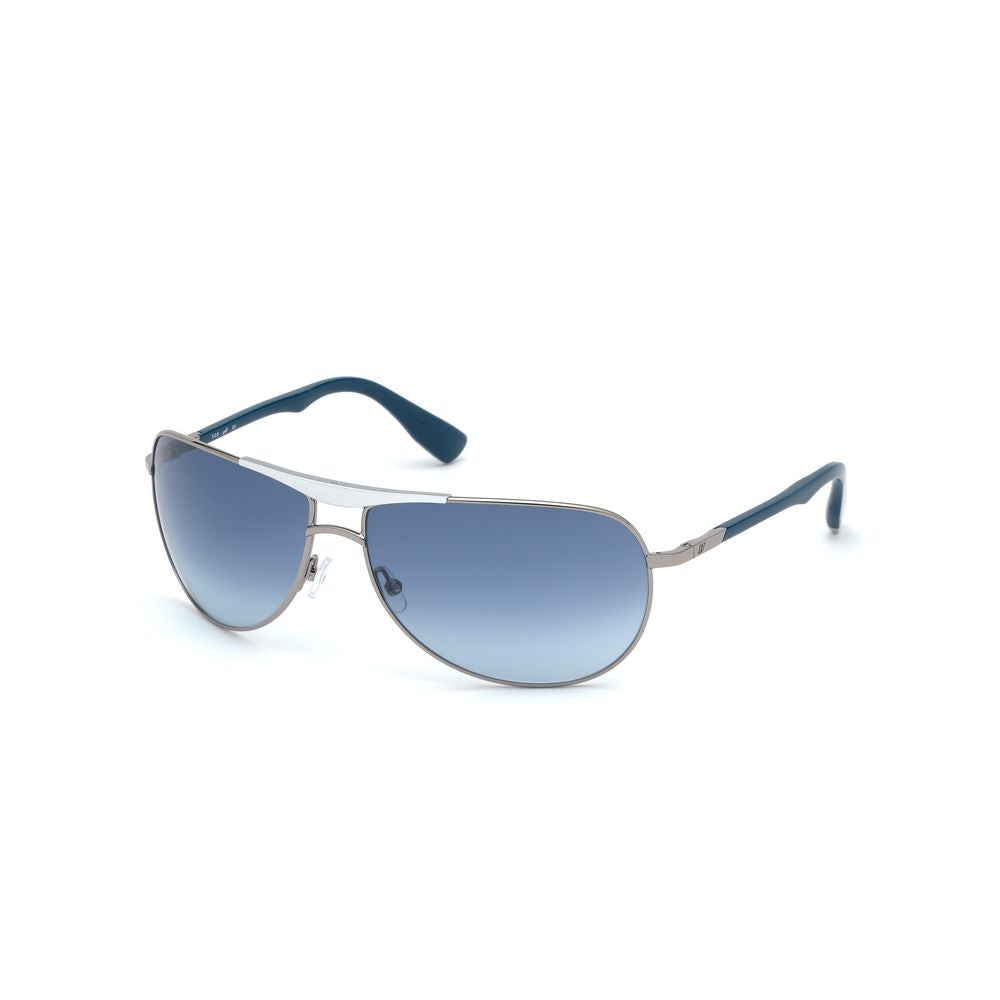 WEB EYEWEAR Gray Metal Sunglasses – Stylish Gradient Lenses