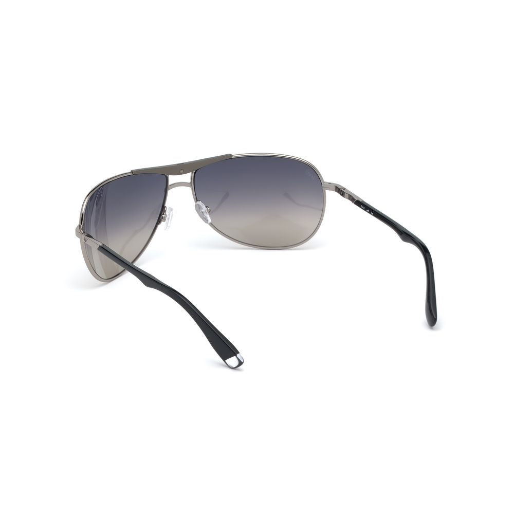 WEB EYEWEAR Men's Gray Metal Sunglasses – Stylish UV Protection