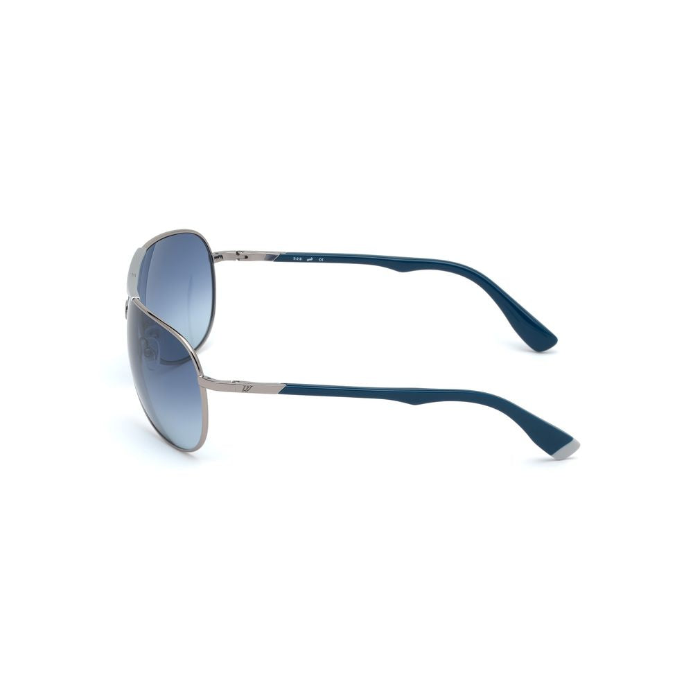 WEB EYEWEAR Gray Metal Sunglasses – Stylish Gradient Lenses
