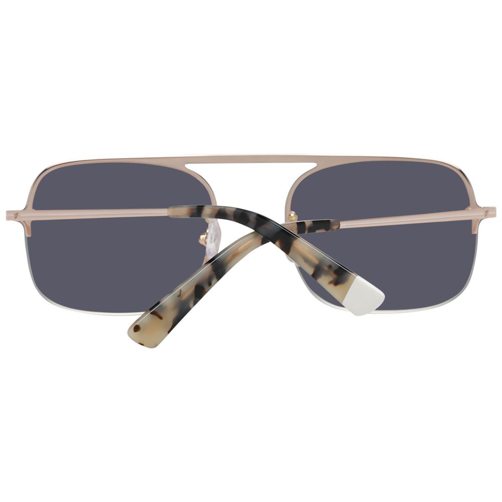 WEB EYEWEAR Men's Sunglasses – Silver Metal Frame, 57mm Lenses
