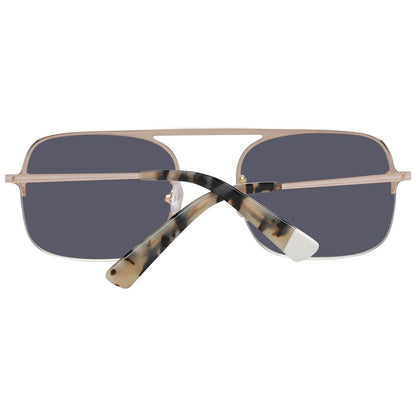 WEB EYEWEAR Men's Sunglasses – Silver Metal Frame, 57mm Lenses