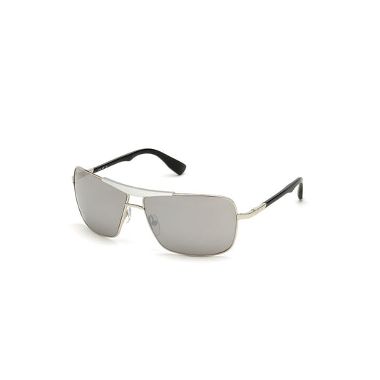 WEB EYEWEAR Gray Metal Sunglasses – Stylish, UV Protected