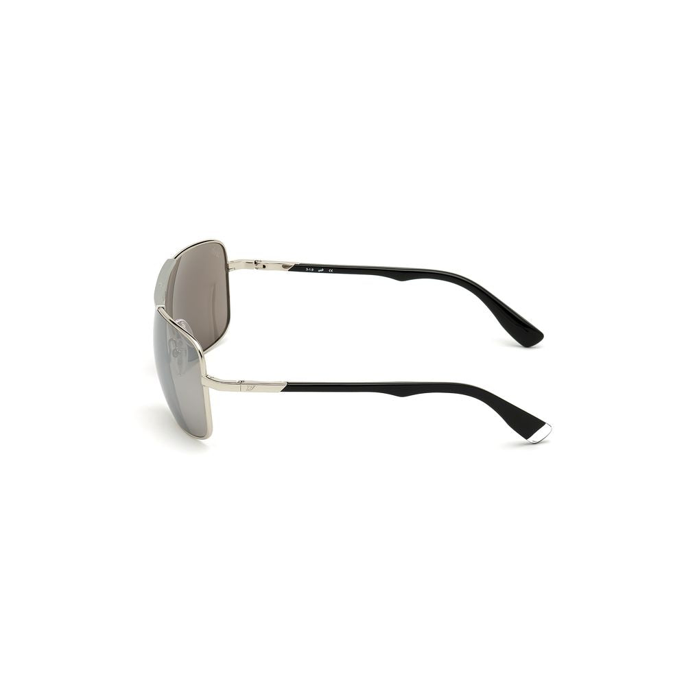 WEB EYEWEAR Gray Metal Sunglasses – Stylish, UV Protected