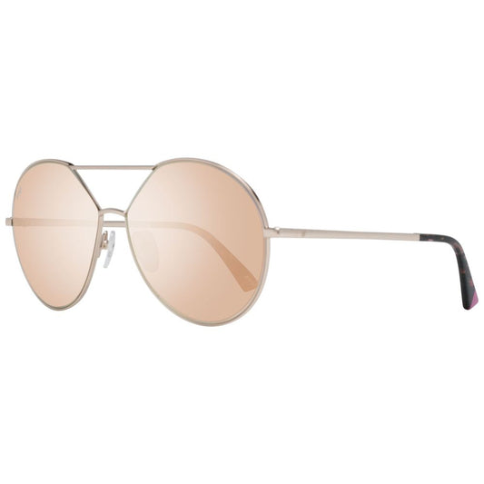 WEB EYEWEAR Women’s Rose Gold Metal Sunglasses – Stylish & Protective