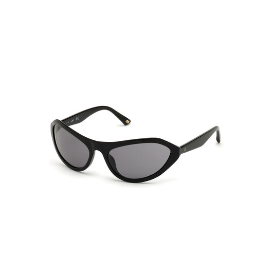 WEB EYEWEAR Women’s Sunglasses – Black Plastic Frame, Grey Lenses