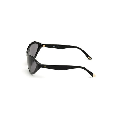 WEB EYEWEAR Women’s Sunglasses – Black Plastic Frame, Grey Lenses