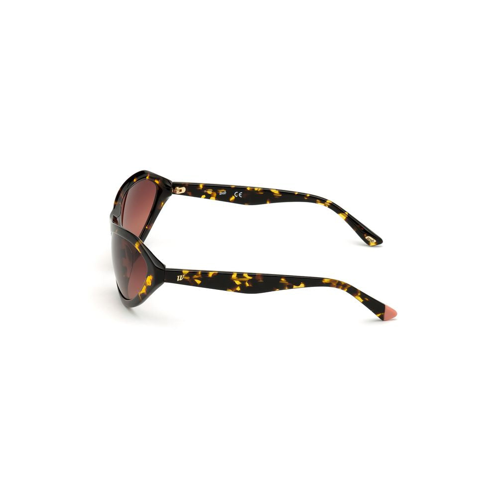 WEB EYEWEAR Women’s Sunglasses – Brown Plastic Frame, Gradient Lenses