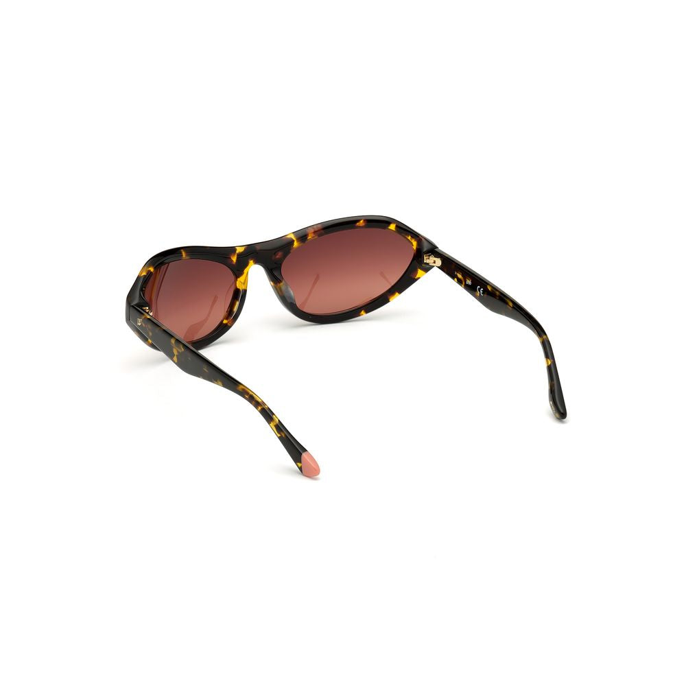 WEB EYEWEAR Women’s Sunglasses – Brown Plastic Frame, Gradient Lenses