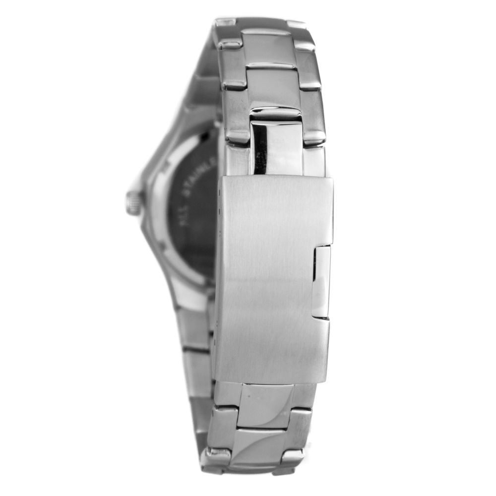 JUSTINA Silver Stainless Steel Sport Watch - Style Meets Functionality