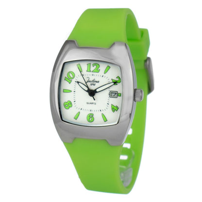 JUSTINA Bicolor Rubber Sport Watch - Stylish and Versatile Timepiece