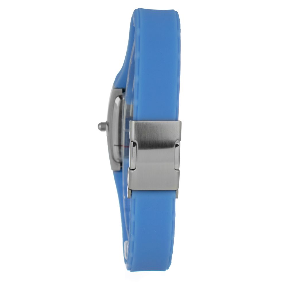 JUSTINA Blue Rubber Dress Watch