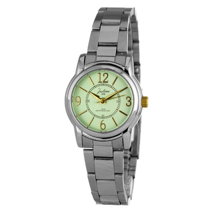 JUSTINA Silver Stainless Steel Dress Watch