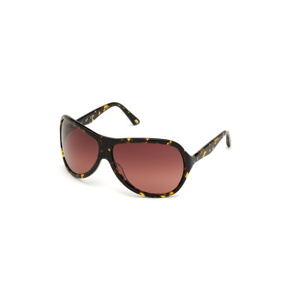 WEB EYEWEAR Women’s Sunglasses – Brown Plastic Frame, Gradient Lenses