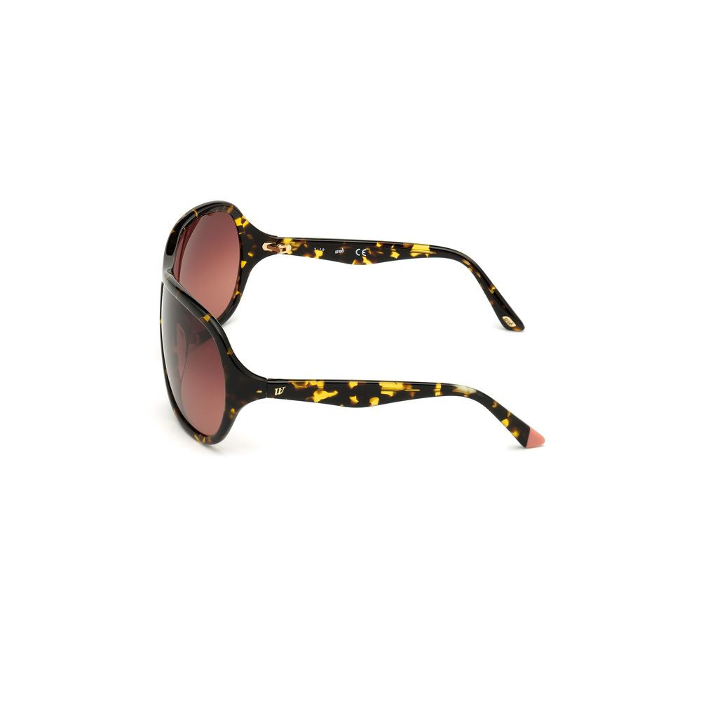 WEB EYEWEAR Women’s Sunglasses – Brown Plastic Frame, Gradient Lenses
